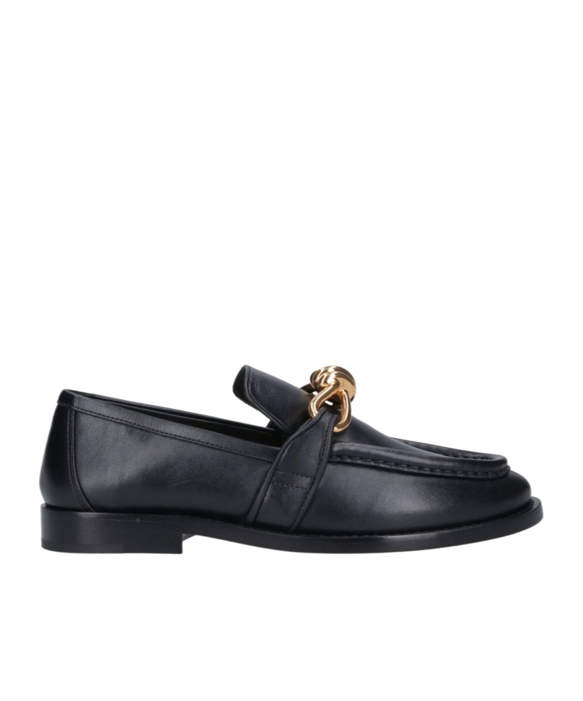 Bottega Veneta Astaire Embellished Leather Loafers In Black