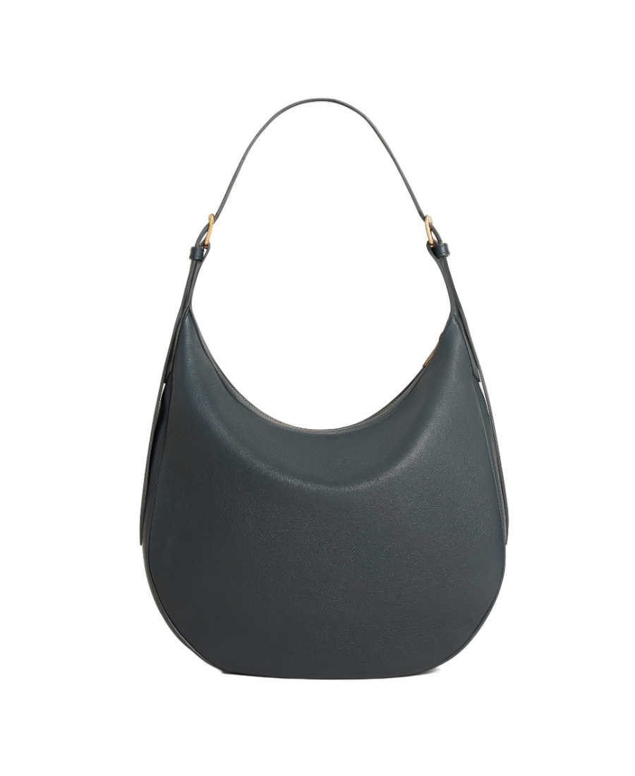 Celine Large Helose Cuir Triomphe Shoulder Bag In Gray