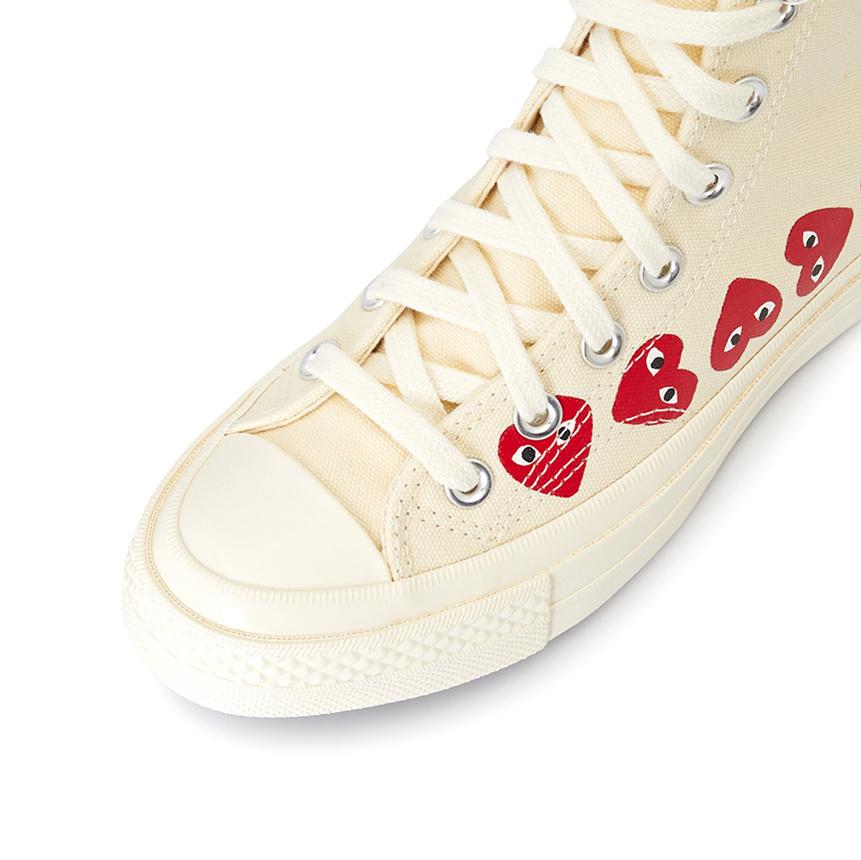Comme Des Garçons Lace-up High-top Sneakers