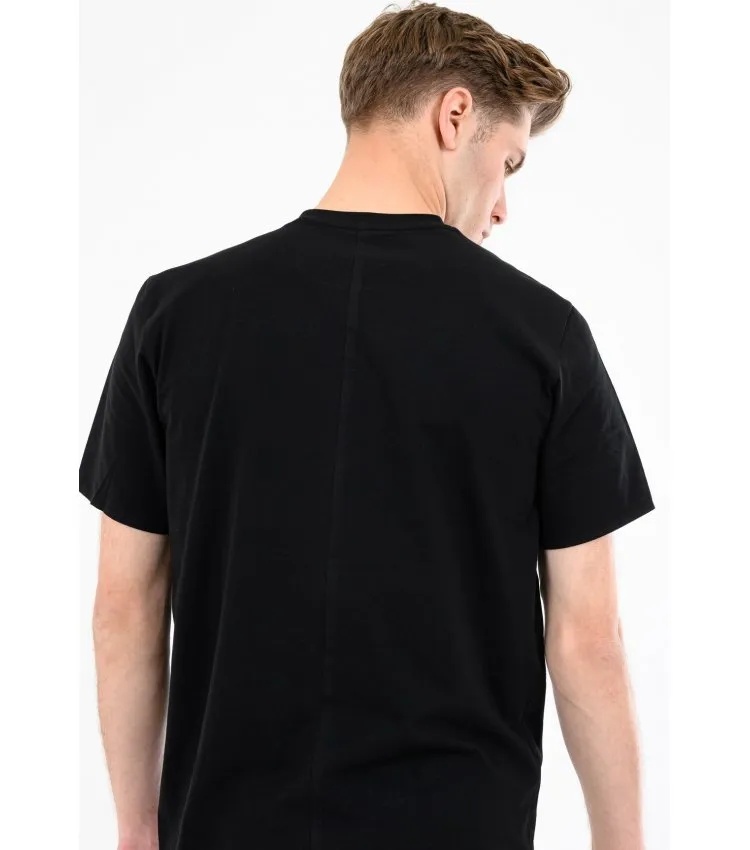 Paul & Shark Logo Printed T-shirt In Black