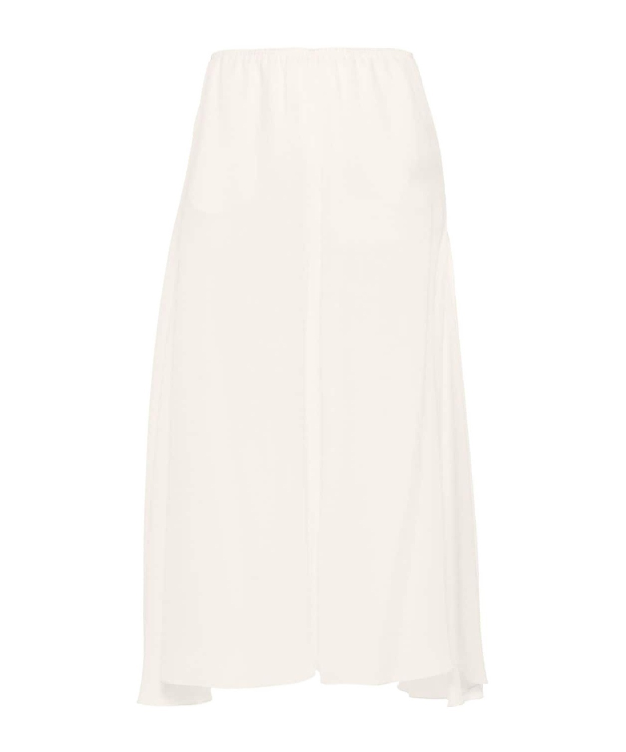 Chloé Chloe Women Silk Georgette Long Skirt In White
