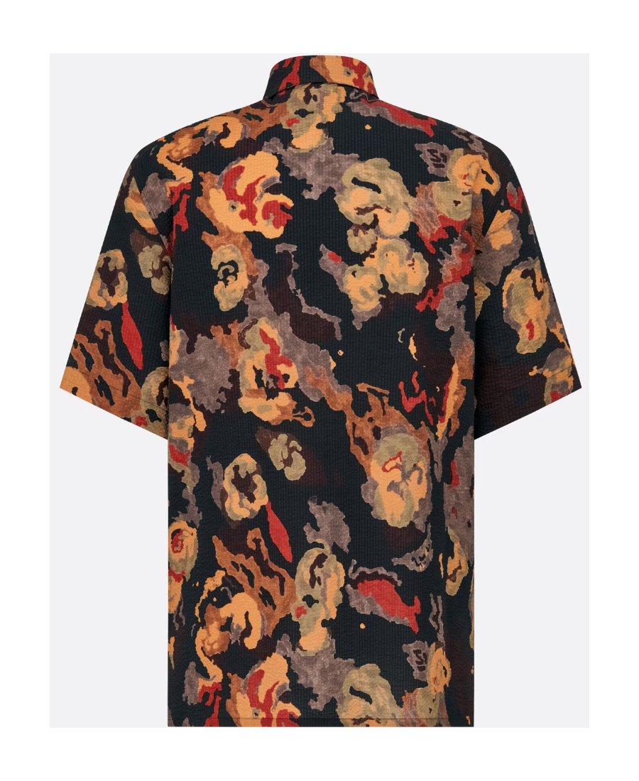 Dior Homme Man Shirt Black Size 16 Cotton In Black