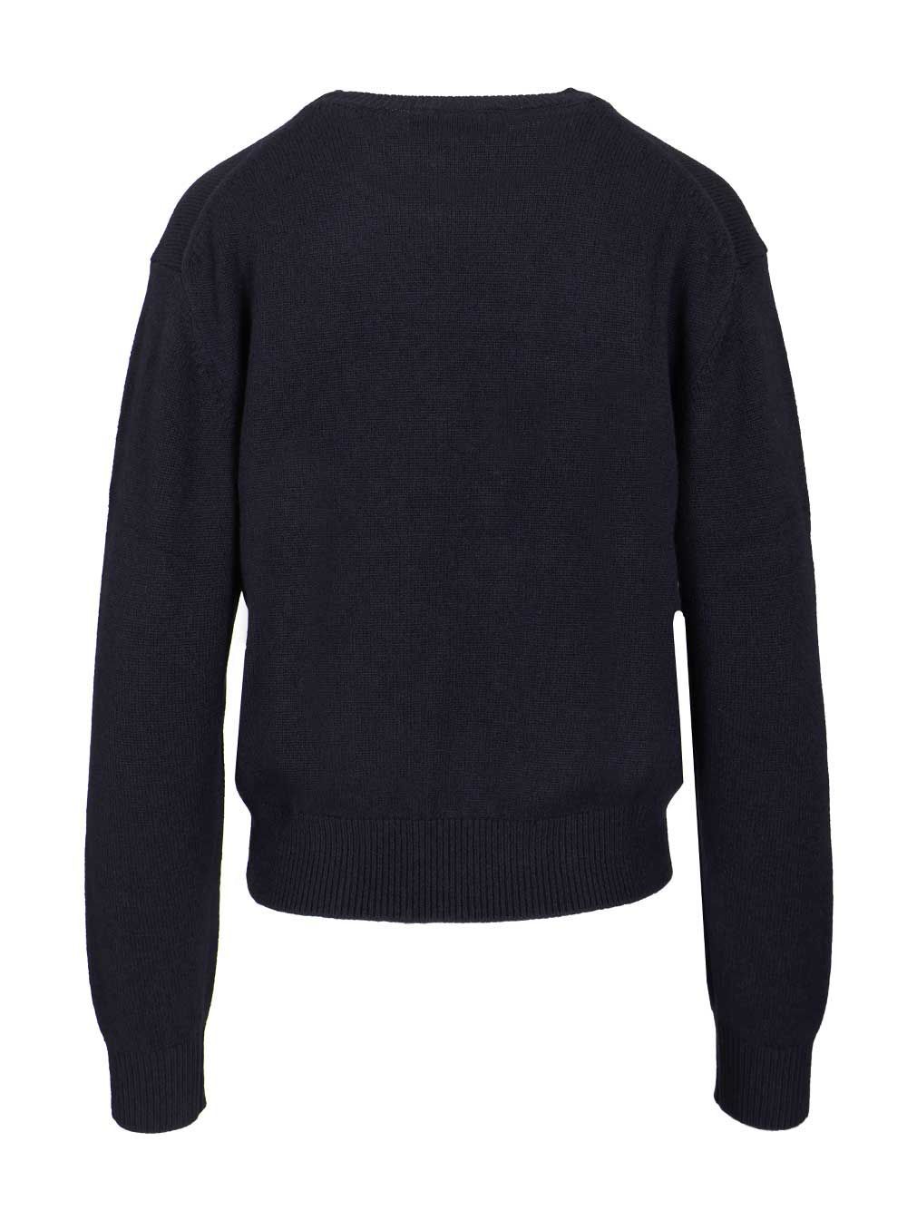 Dunst Wool And Cashmere Sweater Knitwear Blue In Blue