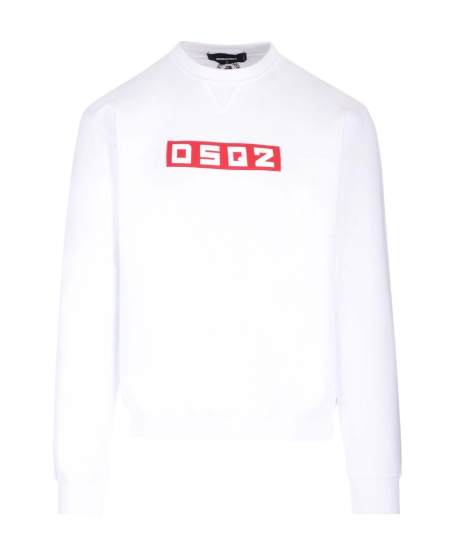 Dsquared2 Dsq2 Cool Fit Crewneck Sweatshirt In White