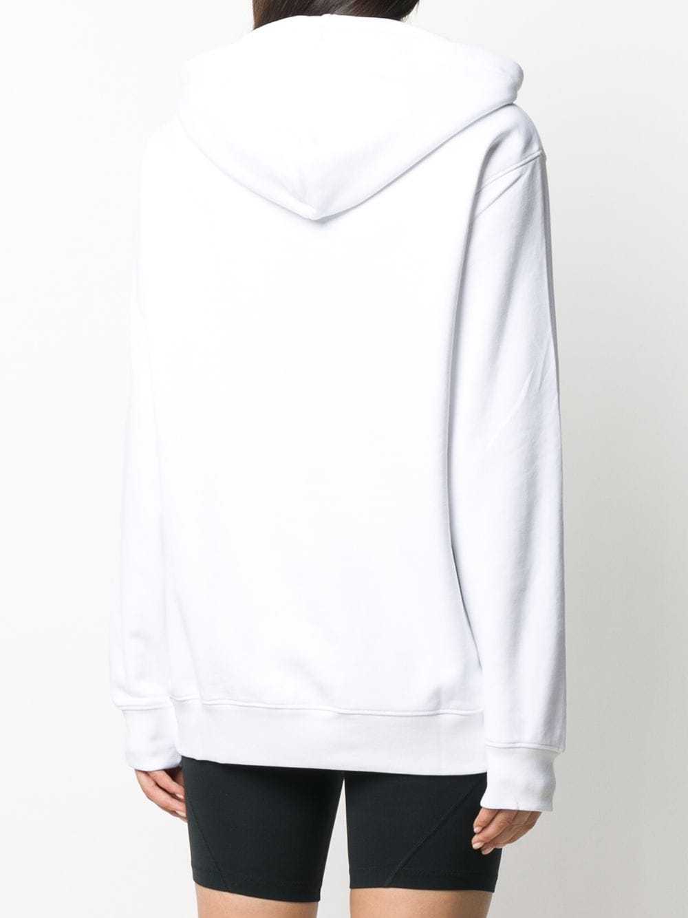 MOSCHINO LOGO PRINTED HOODED SWEATER