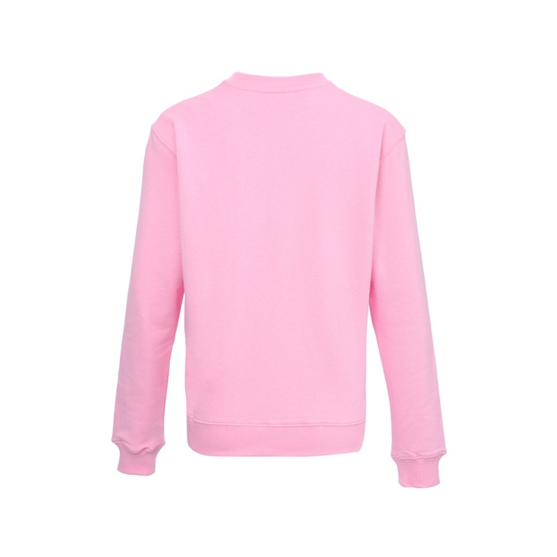 Msgm Logo Details Sweater In Pink