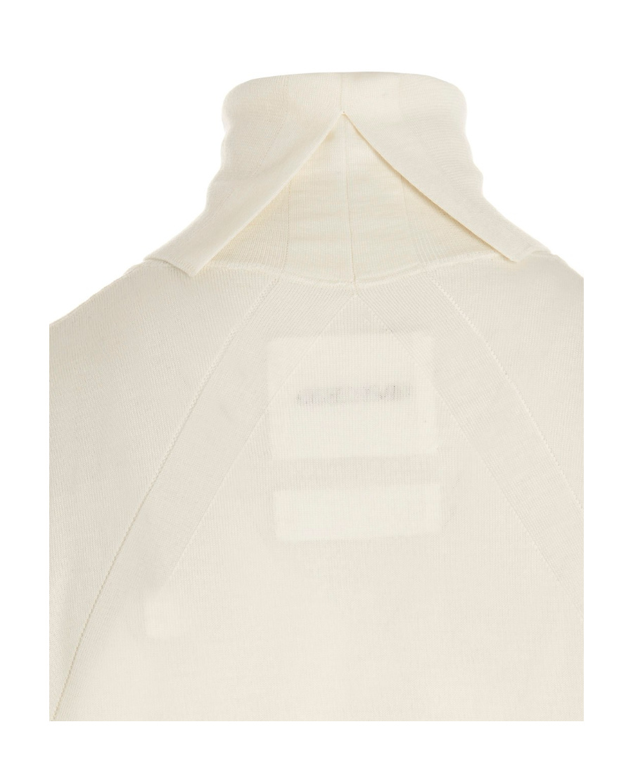Jil Sander High-neck Sweater In White