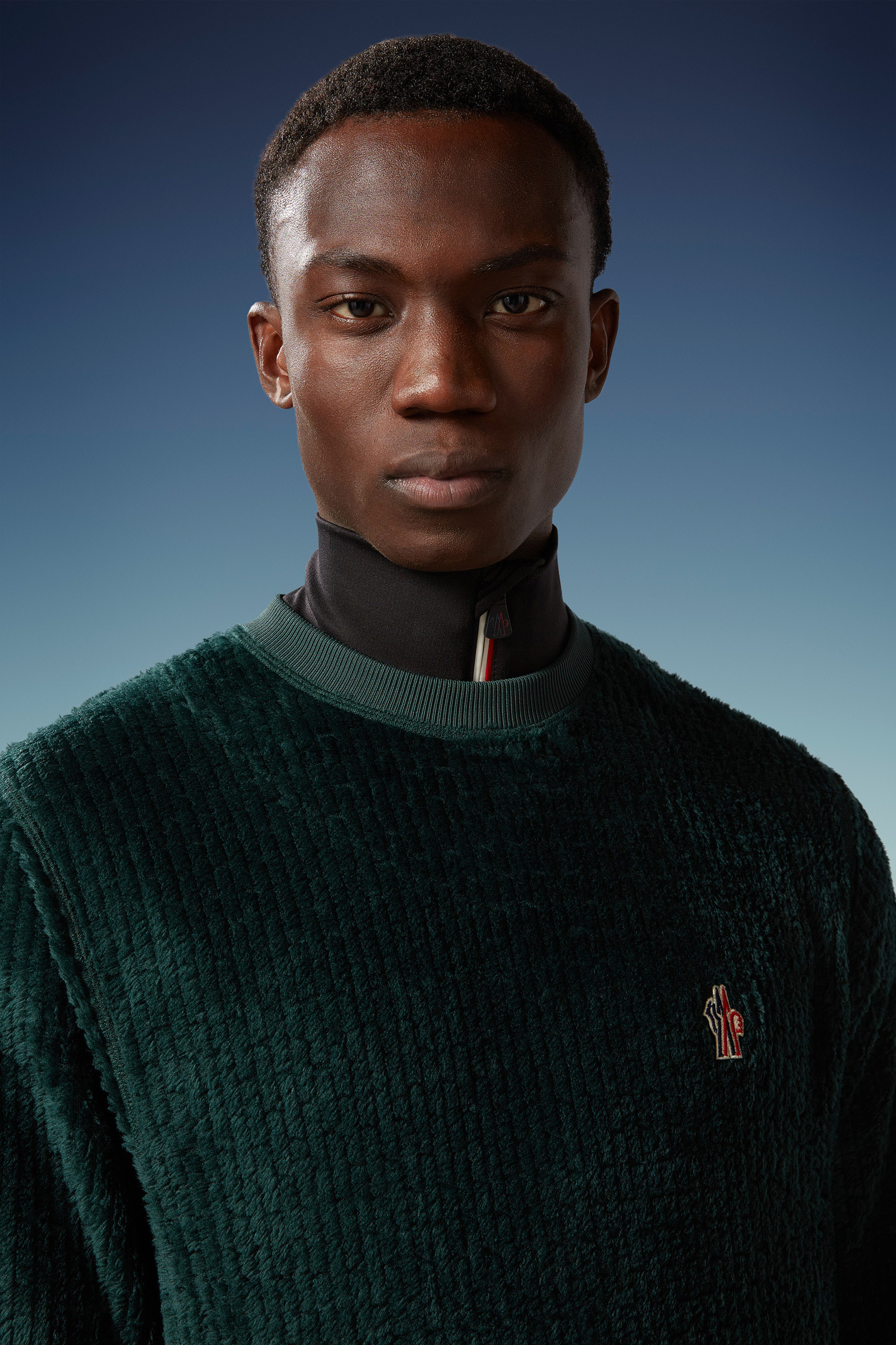 Moncler Grenoble Day-namic Logo-patch Sweatshirt In Green