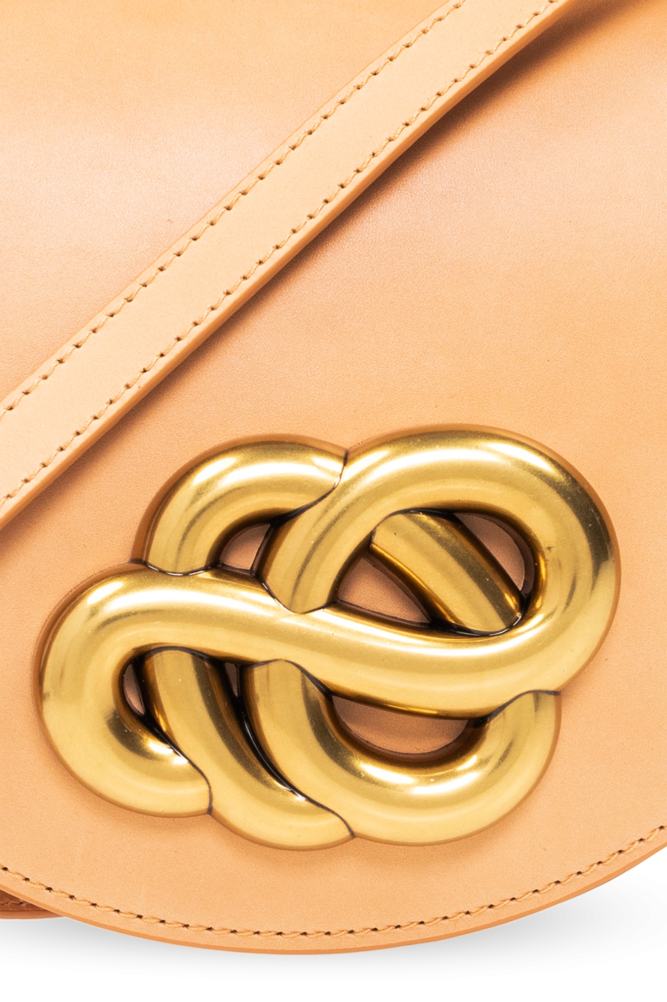 Shop By Malene Birger Cebella Leather Crossbody Bag In Nude