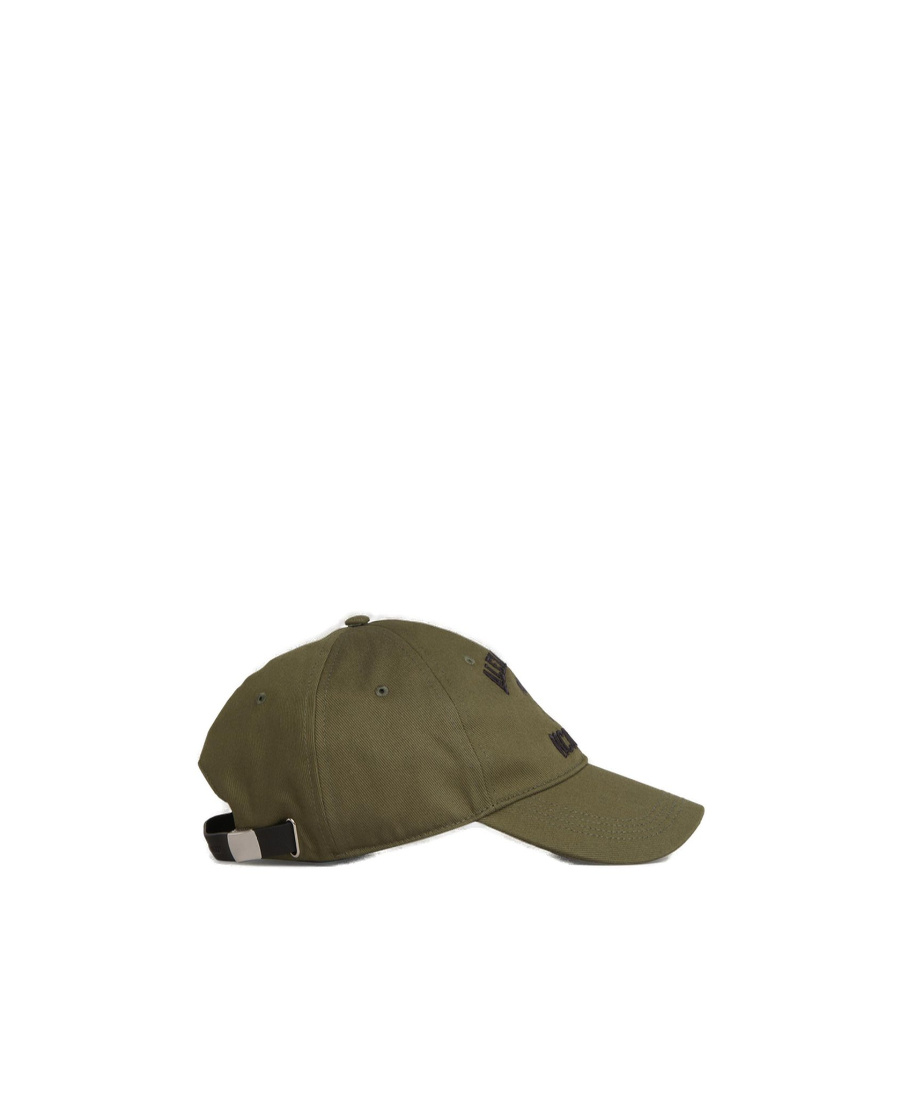 Alexander Mcqueen Embroidered-motif Baseball Cap In Brown