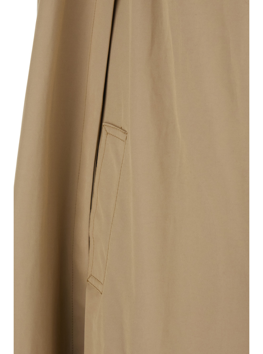 Federica Tosi Beige Cape With Collar In Nude