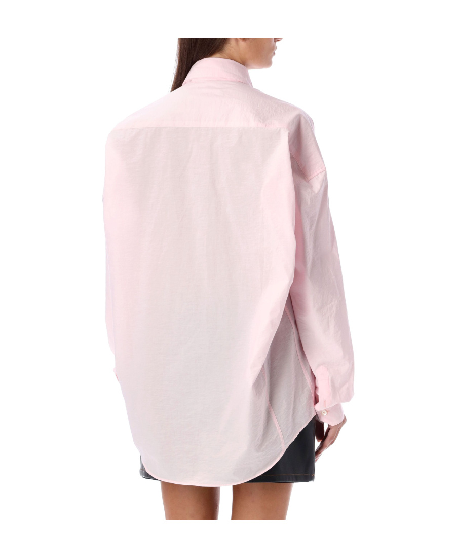 Y/project Long-sleeved Lapel Shirt In Pink