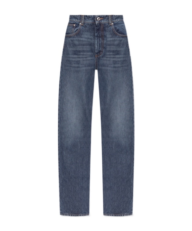 Sportmax Tasso Straight Leg Jeans In Blue