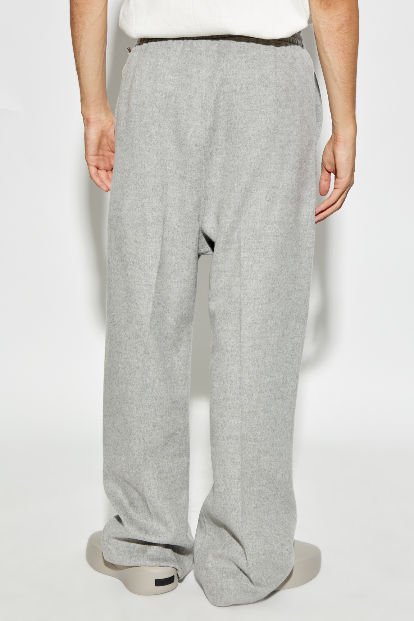 Shop Fear Of God Wide-leg Casual Pants In Gray