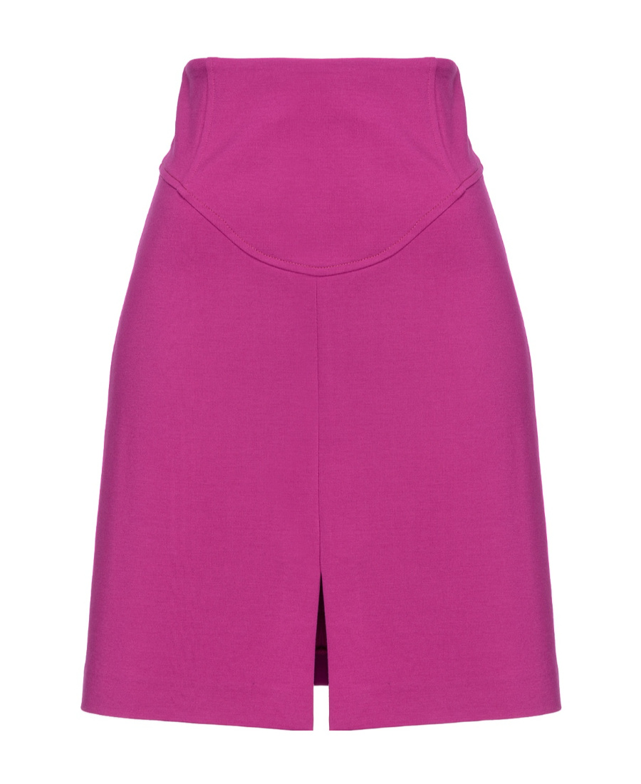 Pinko Panelled High-waisted Skirt In Pink