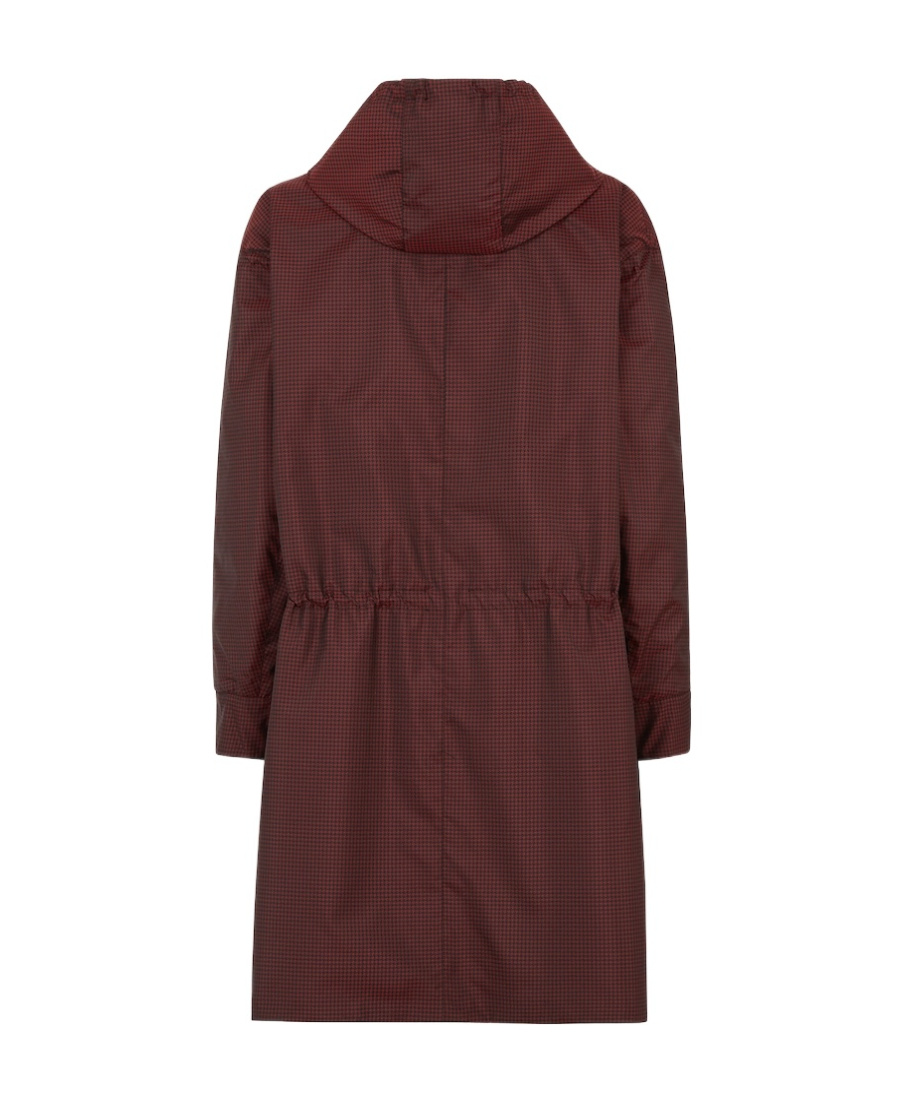 Fendi Reversible Drawstring Hooded Parka In Brown