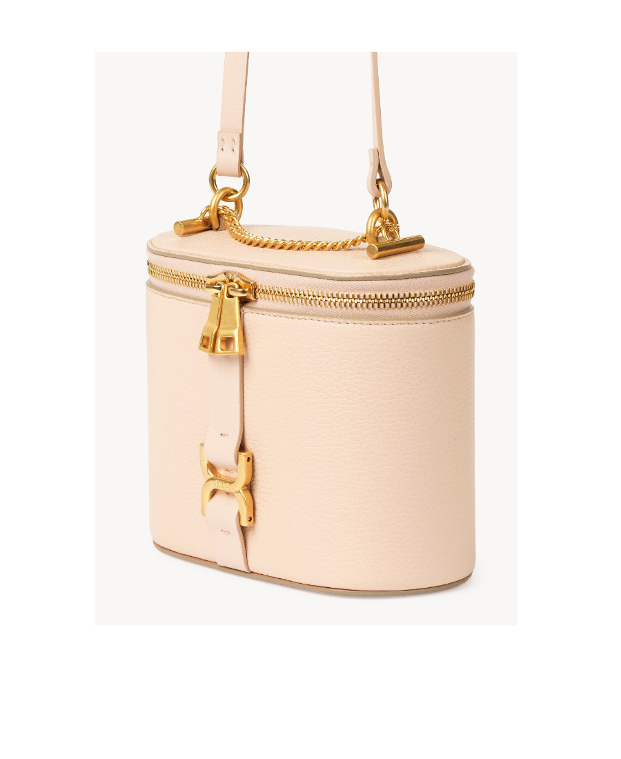 Chloé Marcie Series Mini Shoulder Bags In Nude