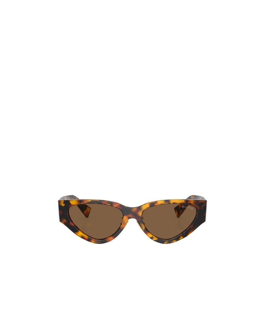 Miu Miu Havana Cat-eye Frame Sunglasses In Brown