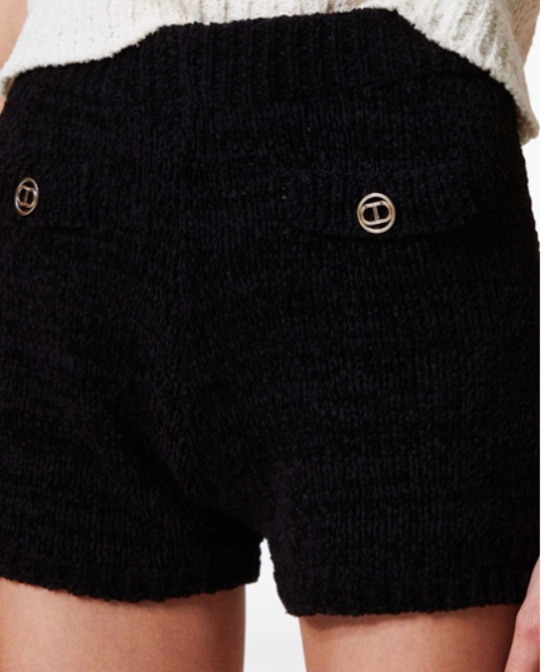 Twinset Twin-set Stylish And Comfortable Shorts In Black