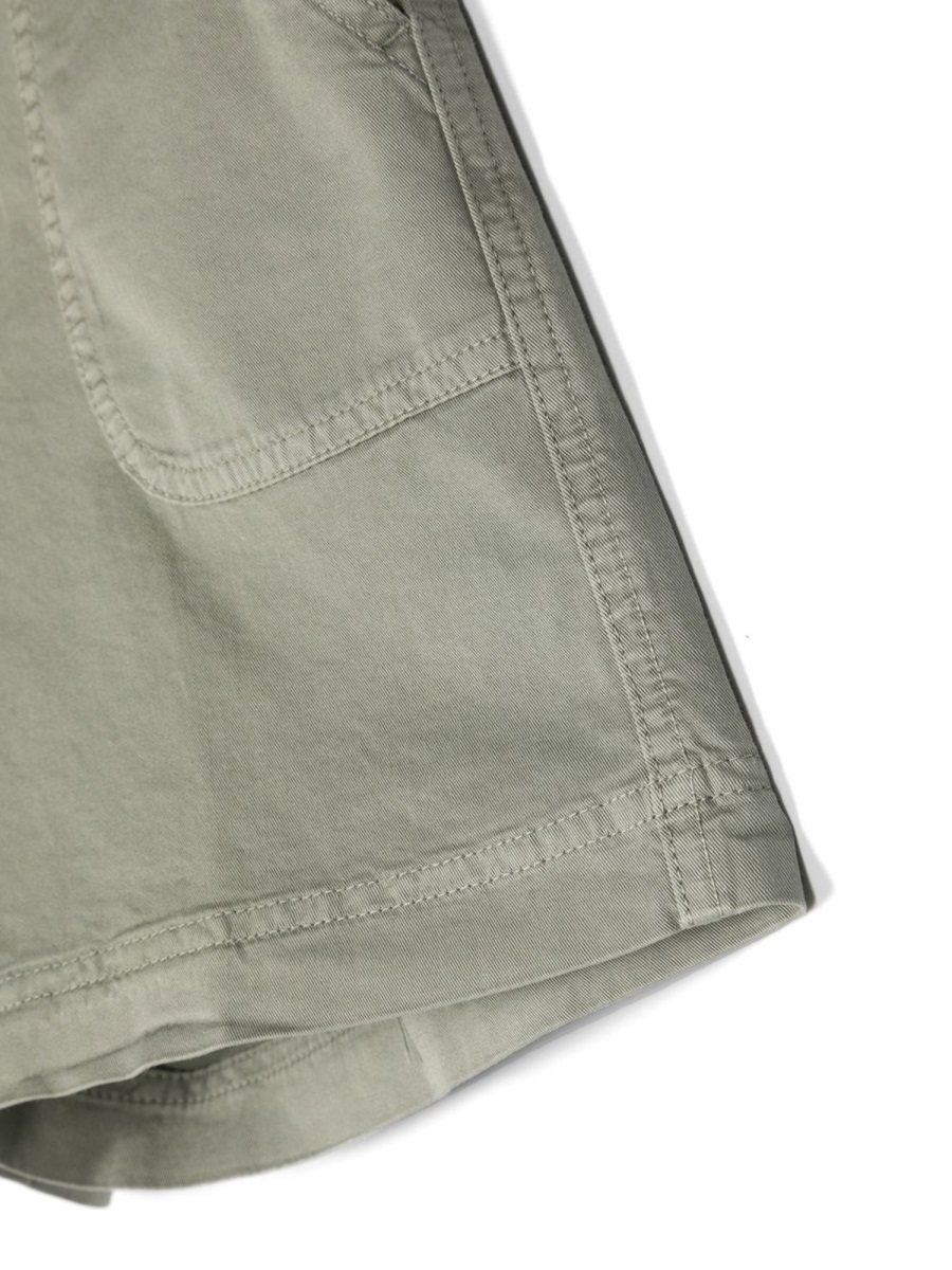 Il Gufo Two-pocket Cotton Shorts In Gray