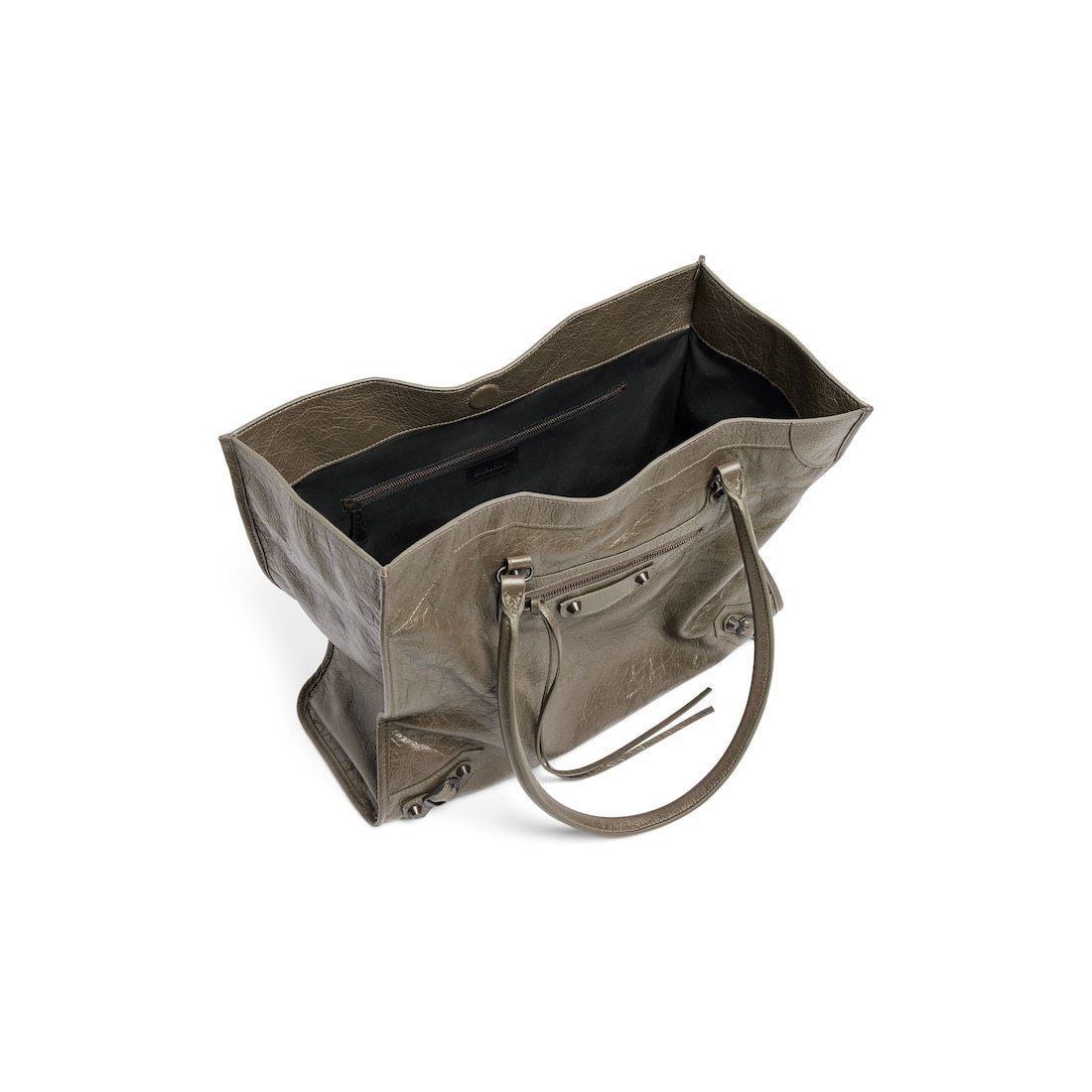 Balenciaga Women's Le City Tote Bag Medium In Army Green In Green