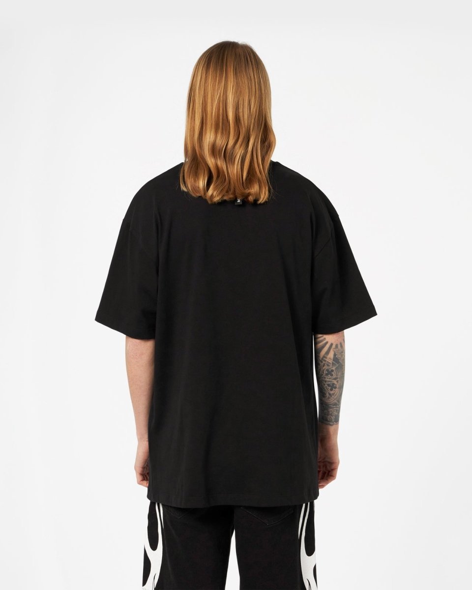 Vision Of Super Graphic-print Cotton T-shirt In Black