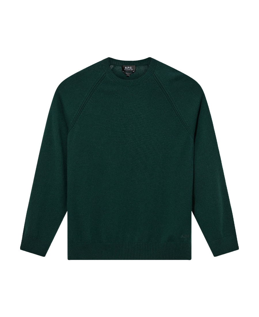 Apc Long-sleeved Sweater In Black