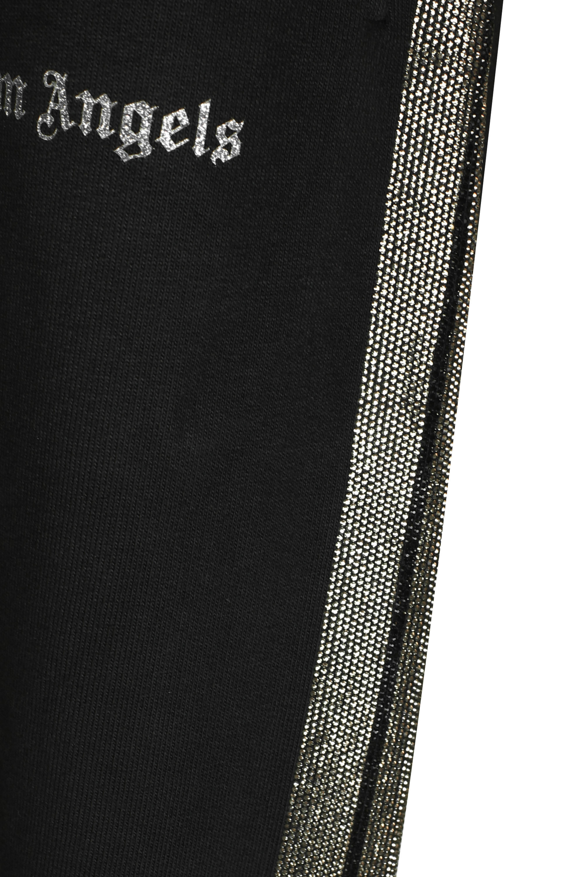 Palm Angels Logo-print Cotton Track Pants In Black