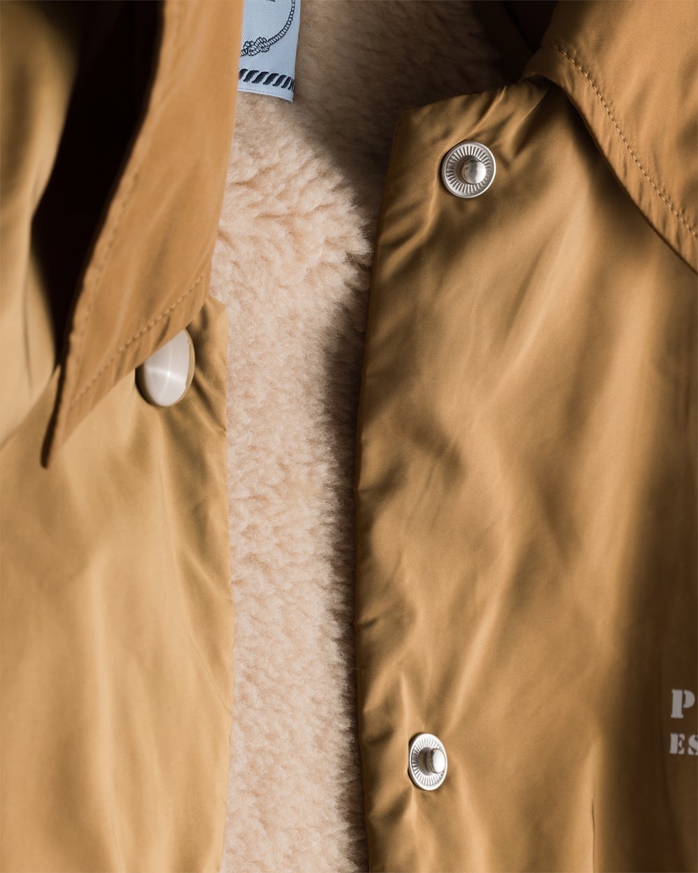 Prada Lightweight Re-nylon Blouson Jacket In Sand