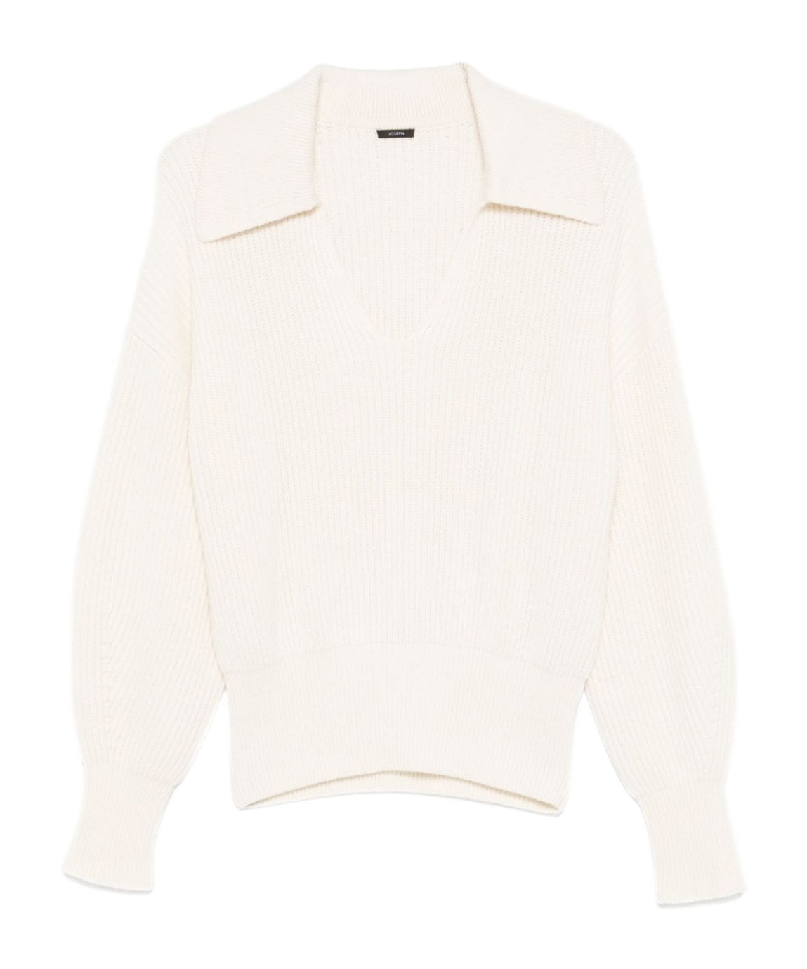 Joseph Open Neck Sweater In Neutral