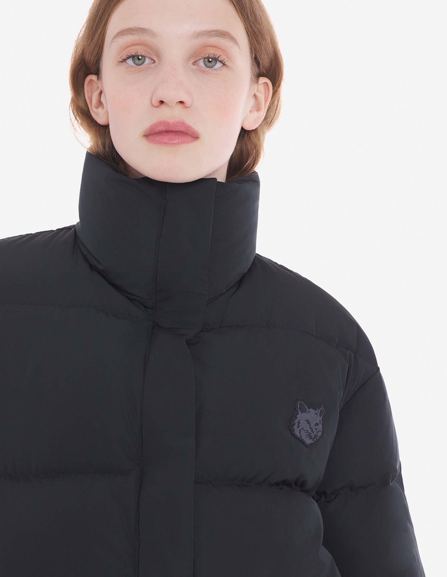 MAISON KITSUNÉ FOX-PATCH PUFFER JACKET
