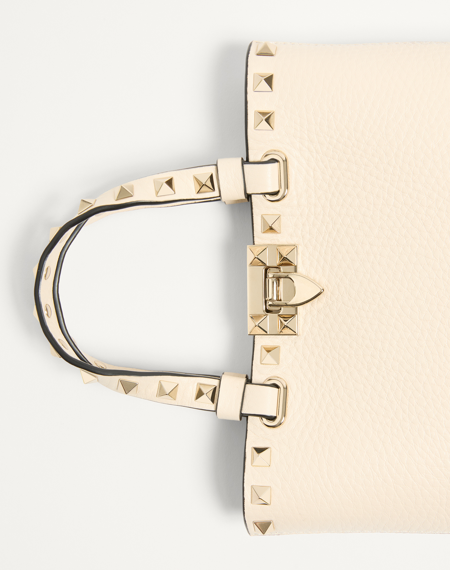 Valentino Rockstud Mini Leather Tote Bag