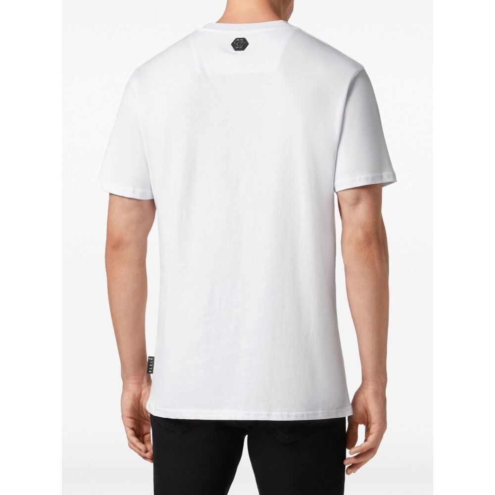 Philipp Plein White Cotton T-shirt In White