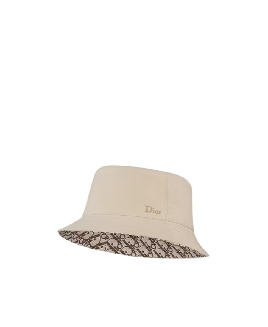 Dior Homme Logo Embroidered Reversible Hat In Neutral