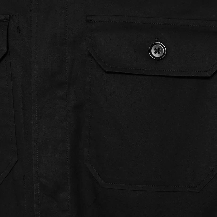 Shop Zegna Patch-pocket Cotton Shirt In Black