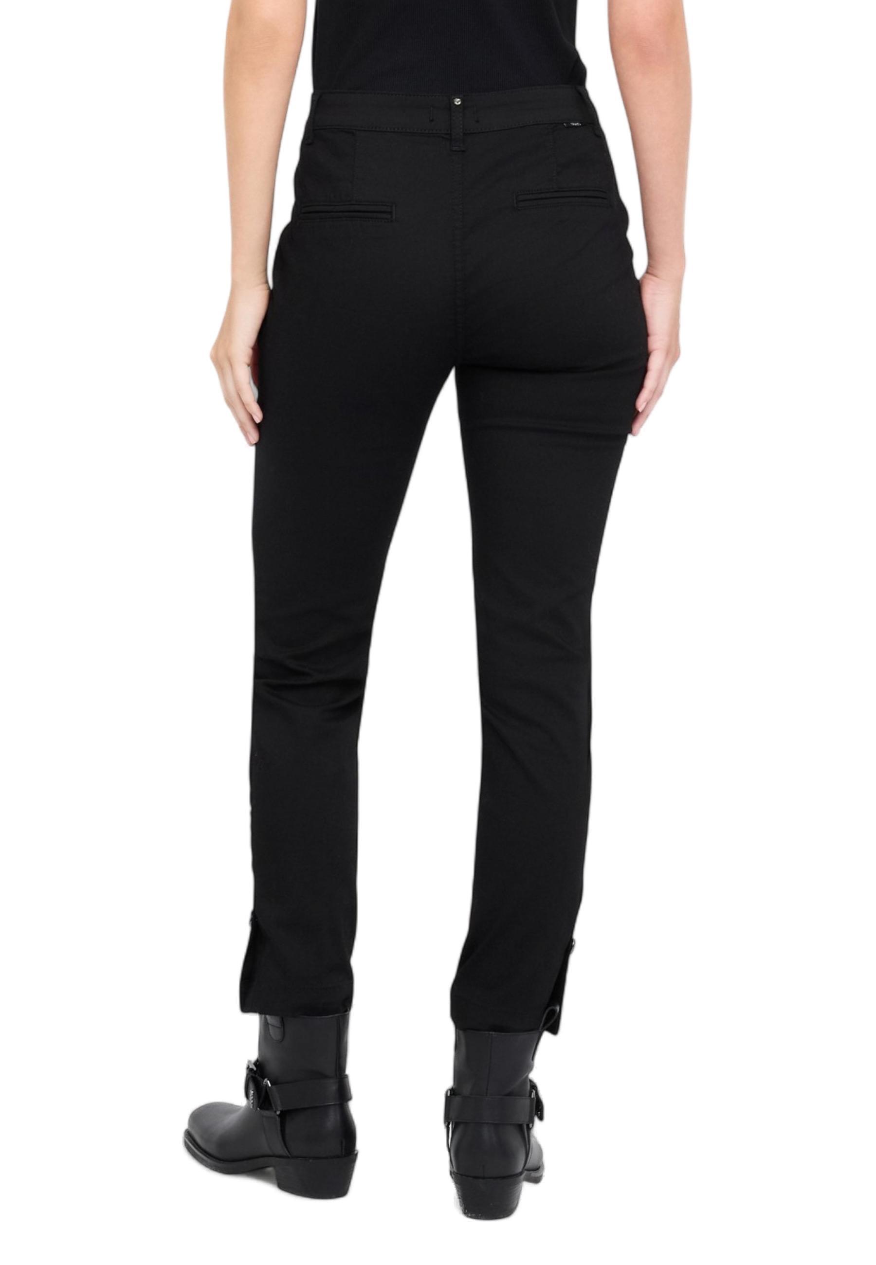 Liu •jo Belt Loop Casual Pants In Black