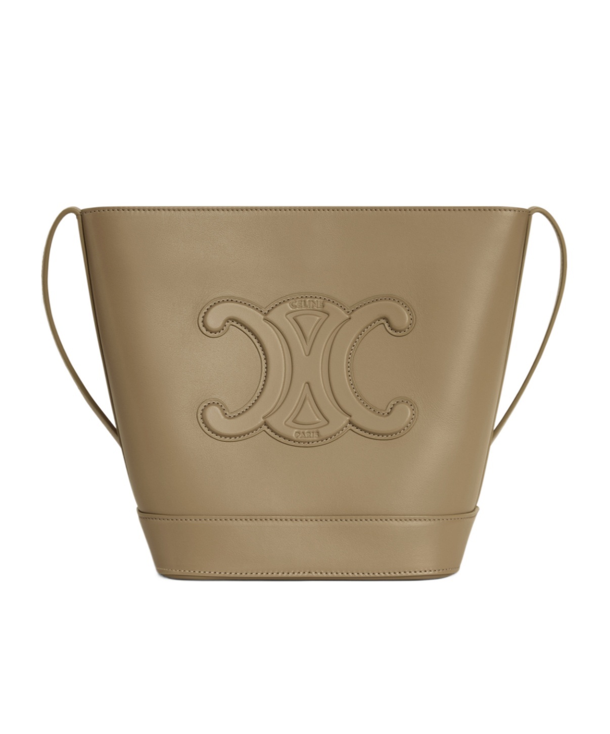 Celine Logo Skew Across The Package In Brown