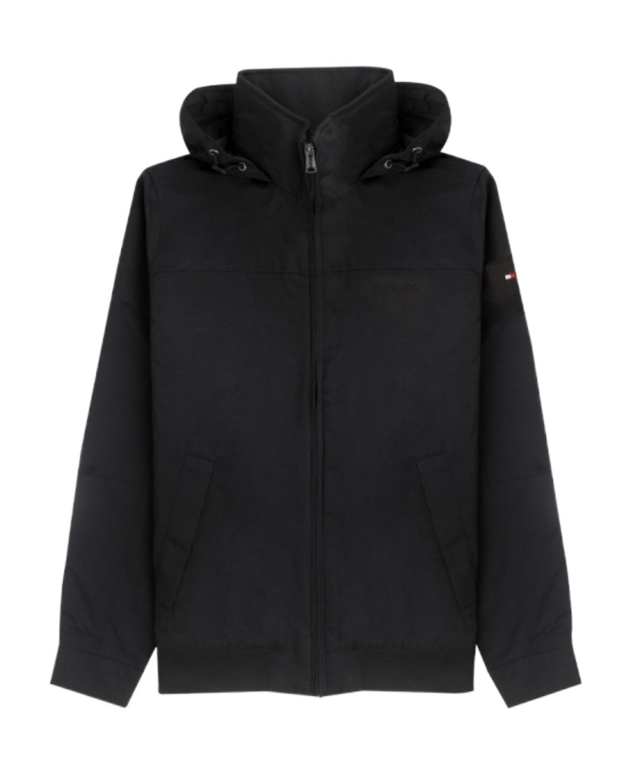 Tommy Hilfiger Zipper Casual Jacket In Black