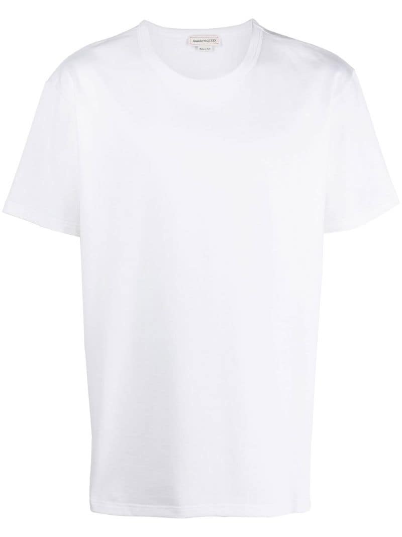 Alexander Mcqueen Graffiti Logo-print T-shirt In White