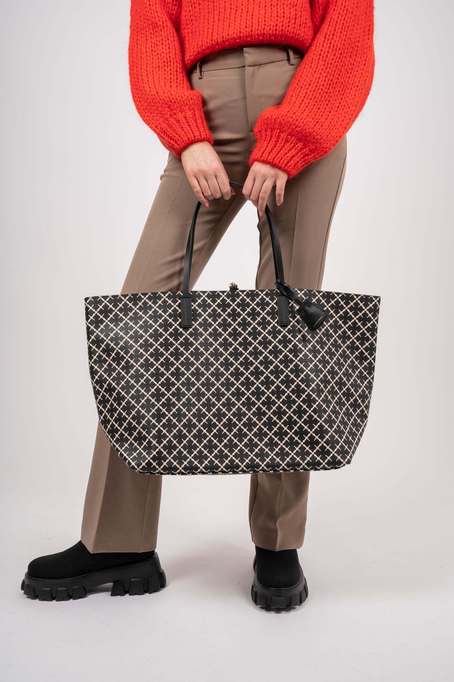Shop By Malene Birger Abi Tote Bag In Black