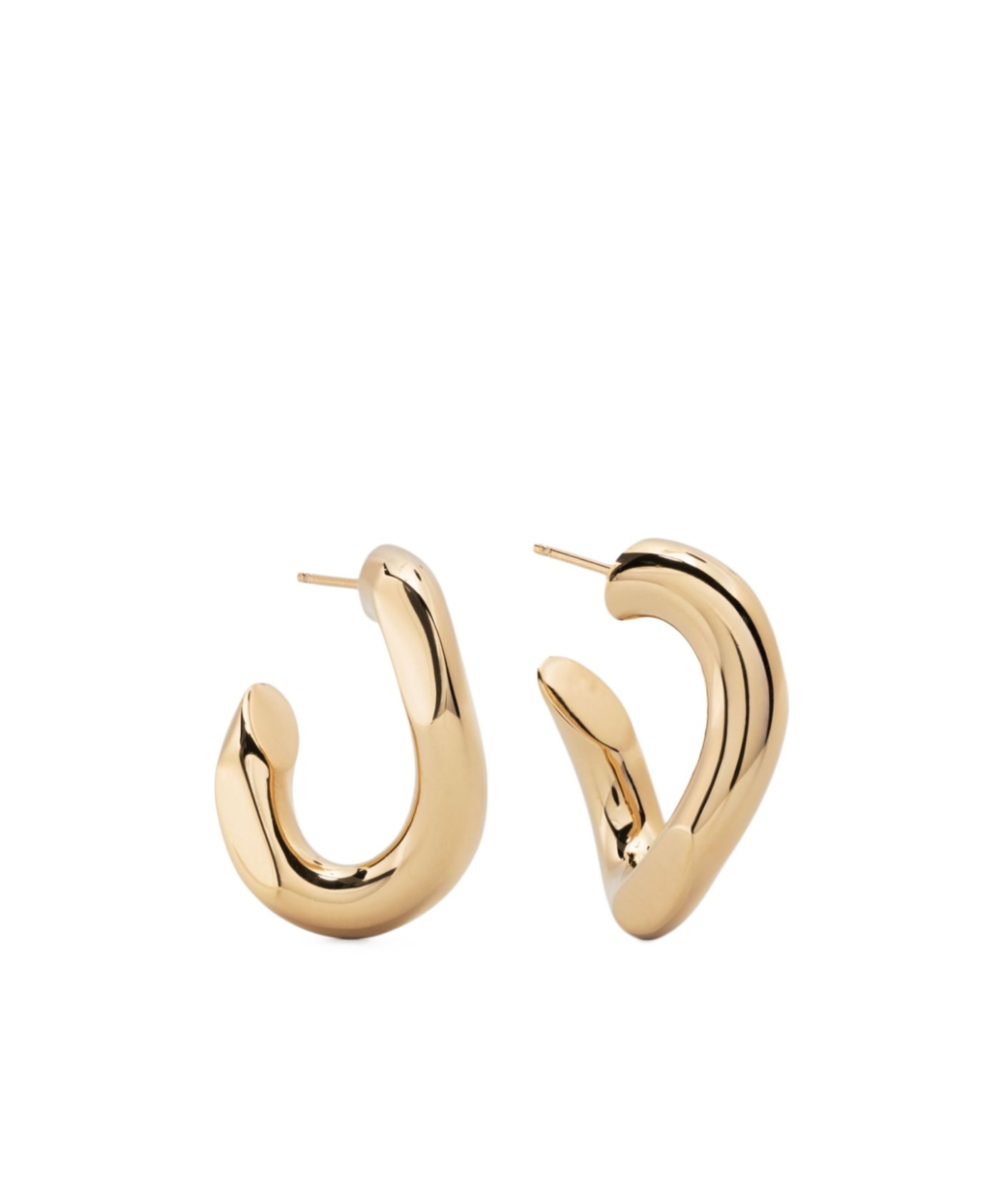 Isabel Marant Engraved Ring Earrings In Yellow