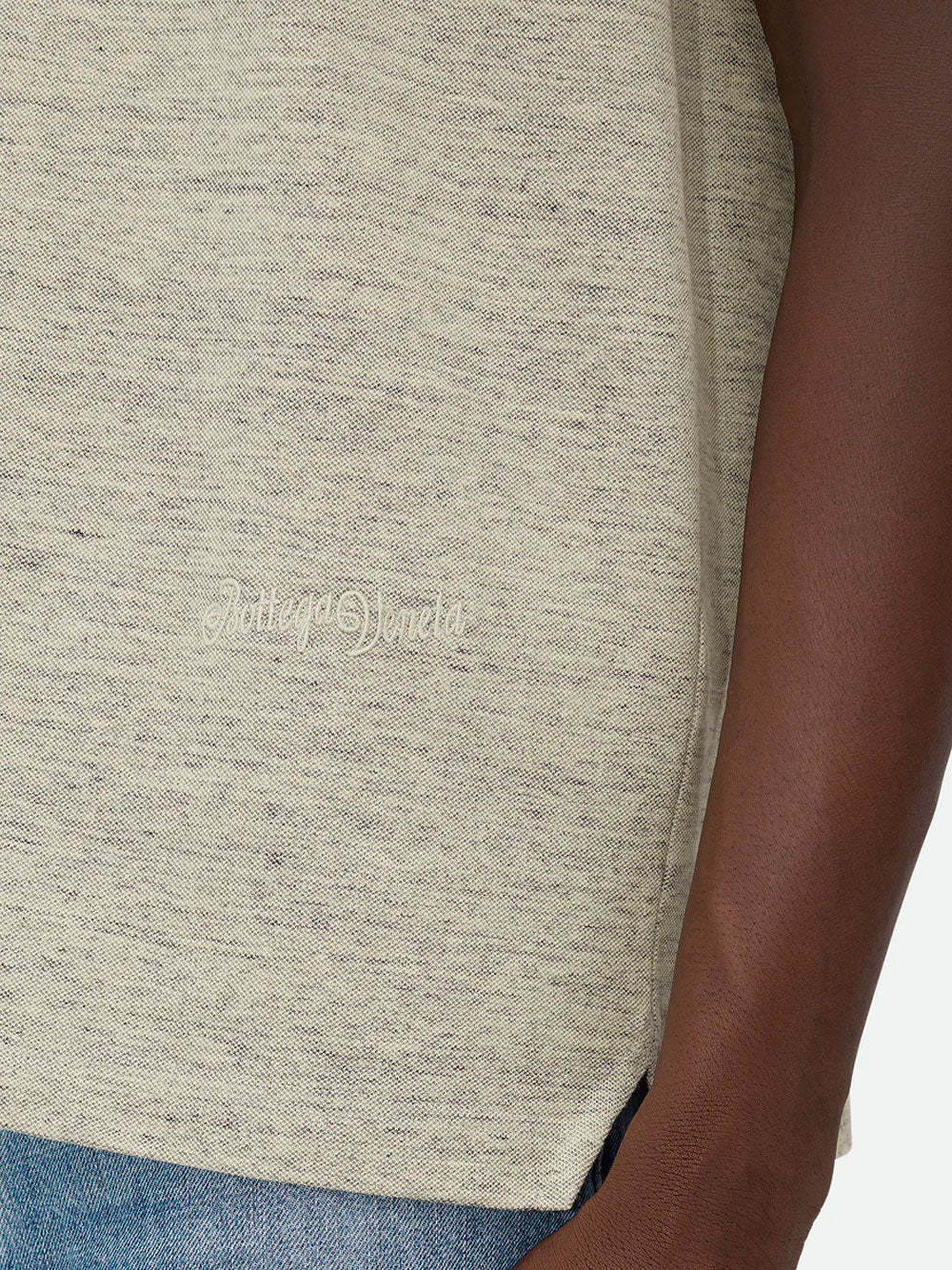Bottega Veneta Short-sleeved Polo Shirt In Nude