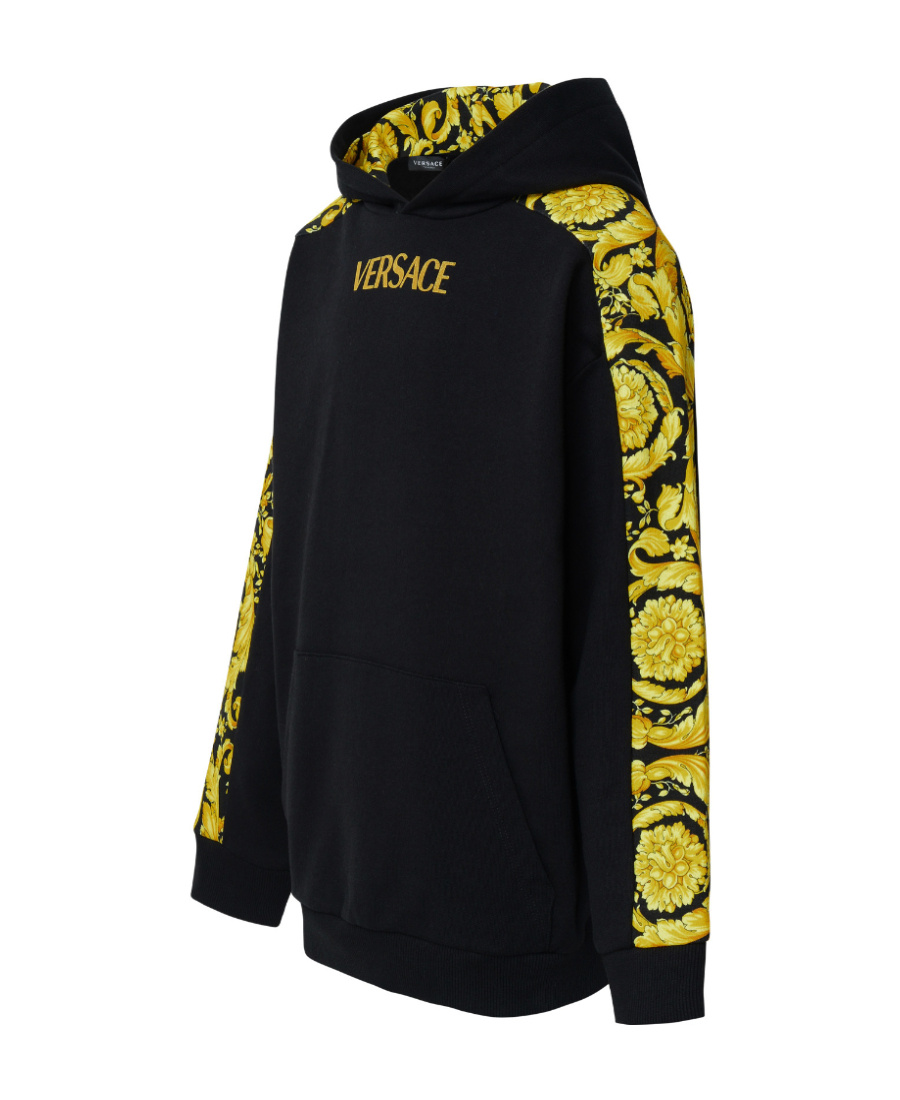 VERSACE MEDUSA-PRINT FLEECE HOODIE 