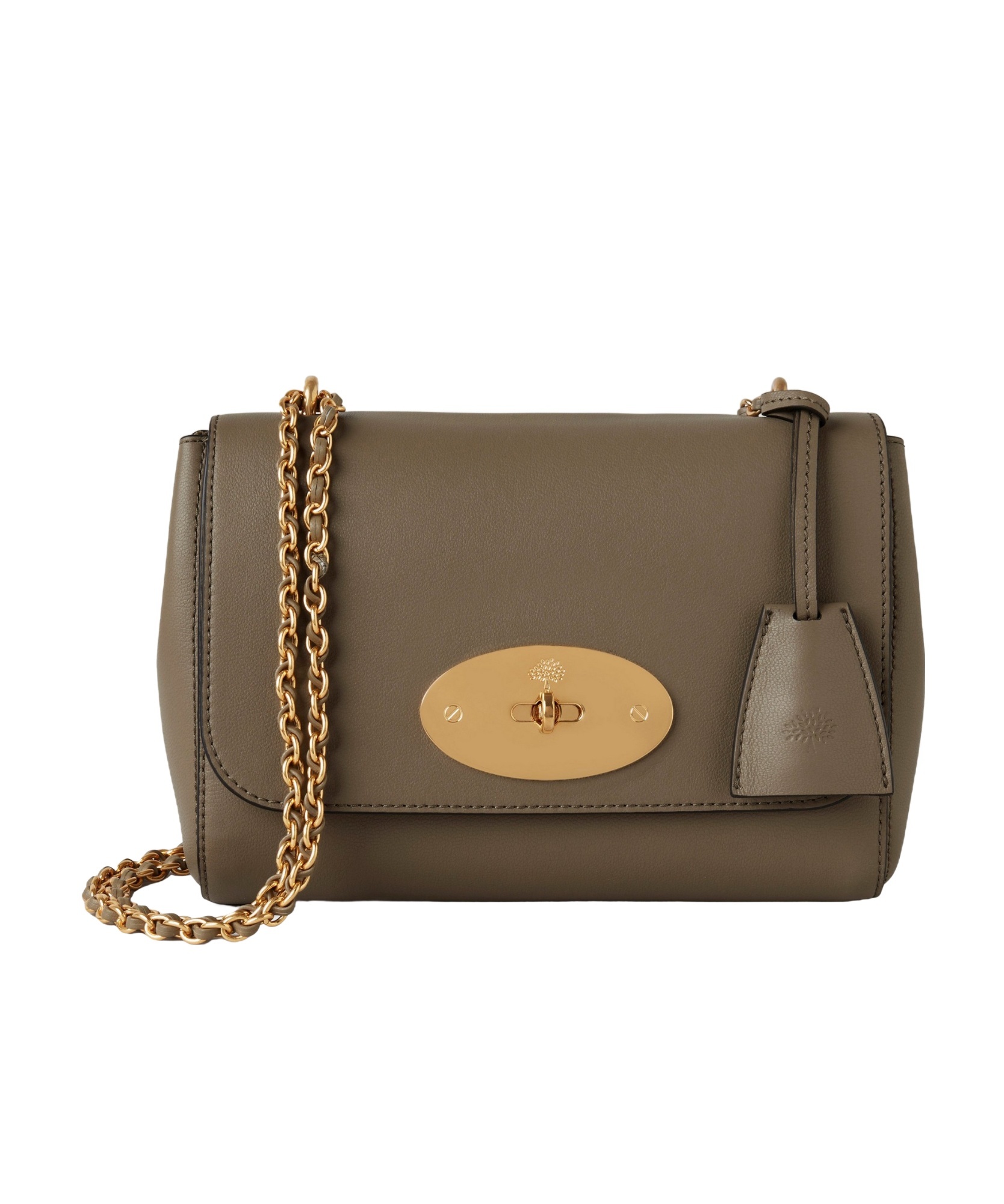 Mulberry Lily Leather Shoulder Bag In Brown