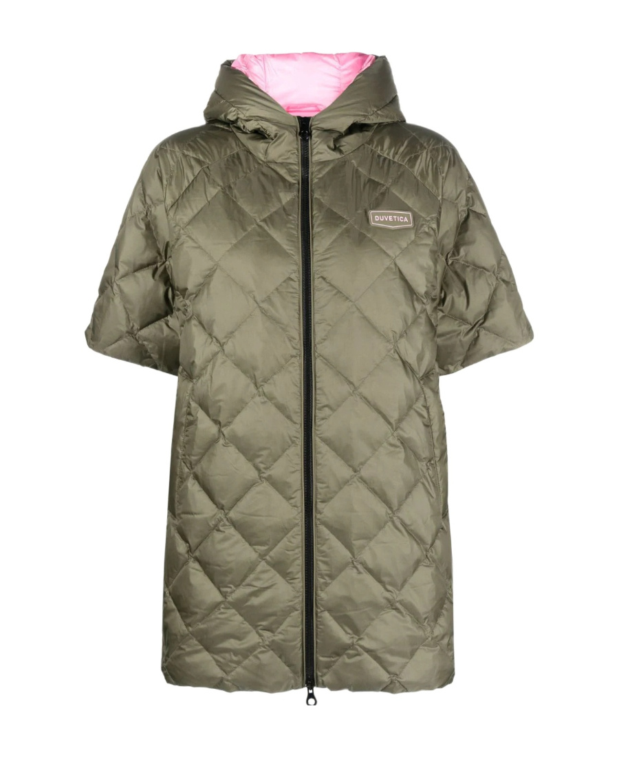 Duvetica Asolo Diamond-quilting Padded Jacket In Green