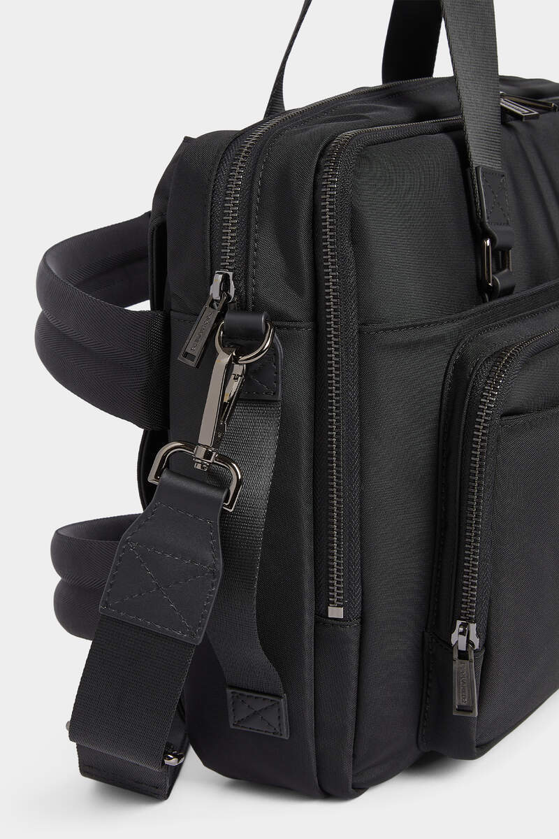 Dsquared2 Urban Briefcase Bag Black In Black