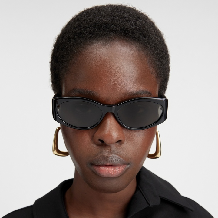 Jacquemus Full Frame Sunglasses In Black