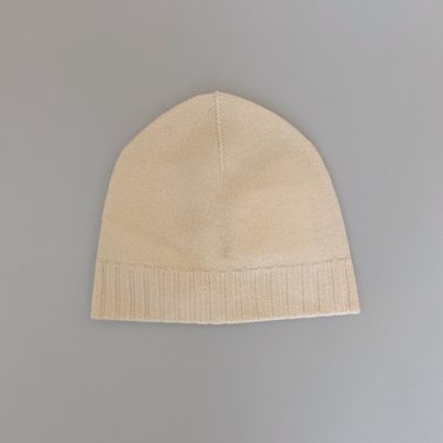 Jil Sander Ribbed Beanie In Nude