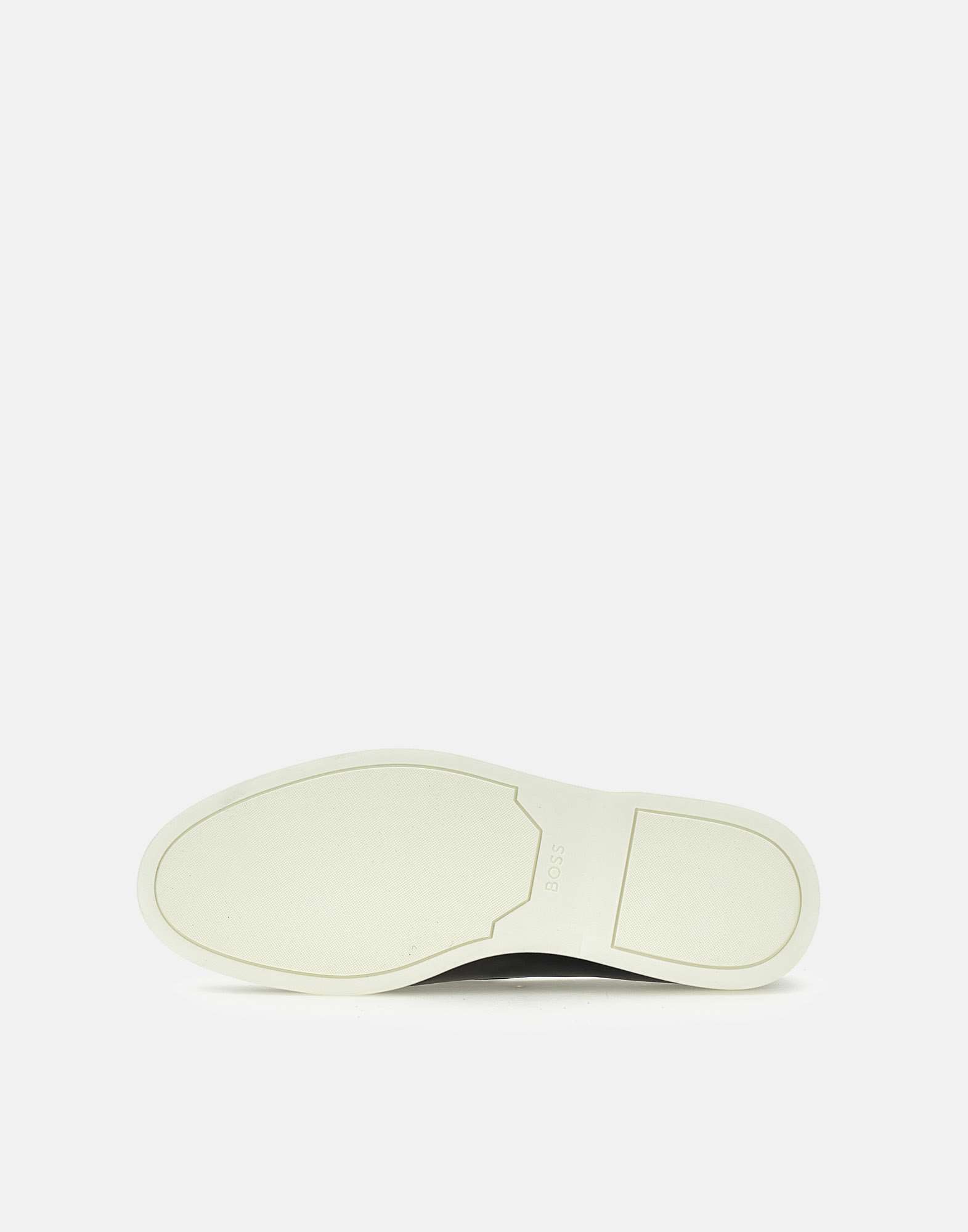 Hugo Boss Boss Sienne Midnight Blue Leather Loafer In Black