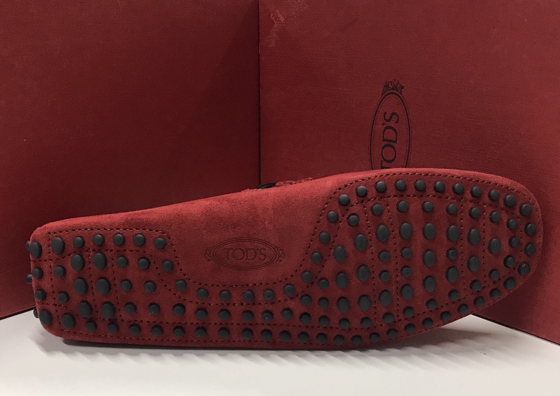 Tod's Logo Business Casual Shoes In Red